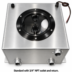 Universal Johnson 2200 internal-pump ice tank with 3/4 inch NPT outlet and return
