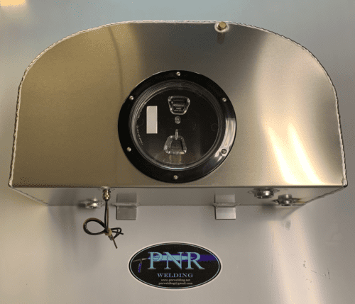 CTSV Coupe  trunk intercooler reservoir (Use with internal Rule pumps, or EMP pump mounted outside in bumper