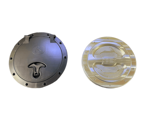 Billet aluminum intercooler cap (XL hinged cap direct replacement ) - Image 2