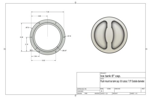 Billet intercooler cap replacement (standard cap replacement) - Image 3