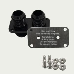 -16AN dual male bulkhead fitting.