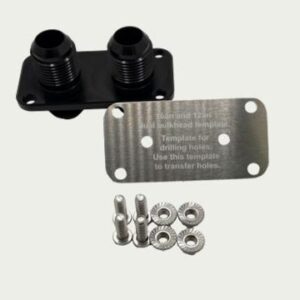 -12AN dual male bulkhead fitting.