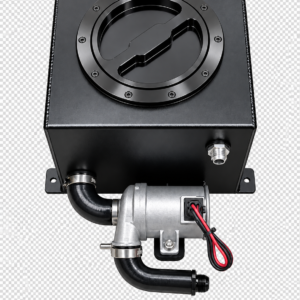 Universal ice tank with installed CWA400 mounting bracket and CWA400 pump