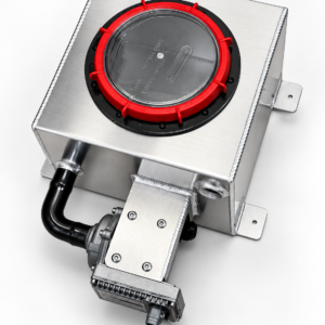 Universal ice tank with EMP WP32 pump arrangement and optional black and red ring cap